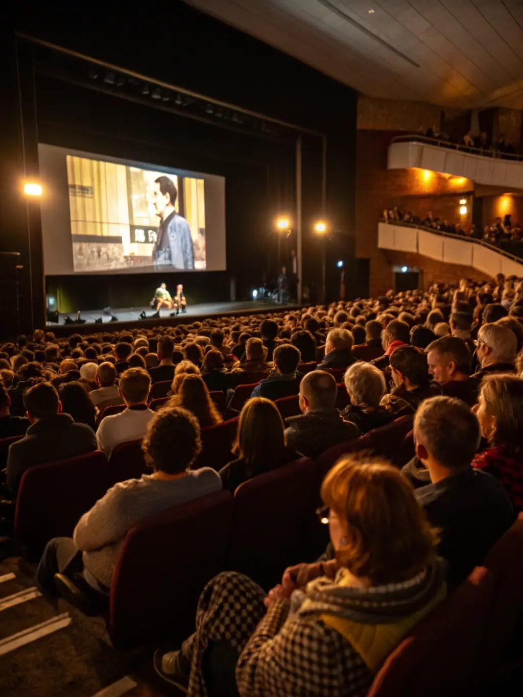 A photograph of audience members enjoying an accessible show, highlighting the organization's commitment to inclusivity and community engagement.